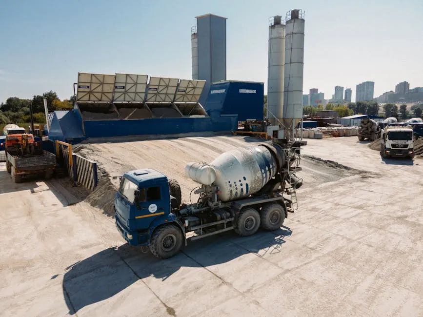 Beton towarowy klasy B25 na nowoczesnej budowie